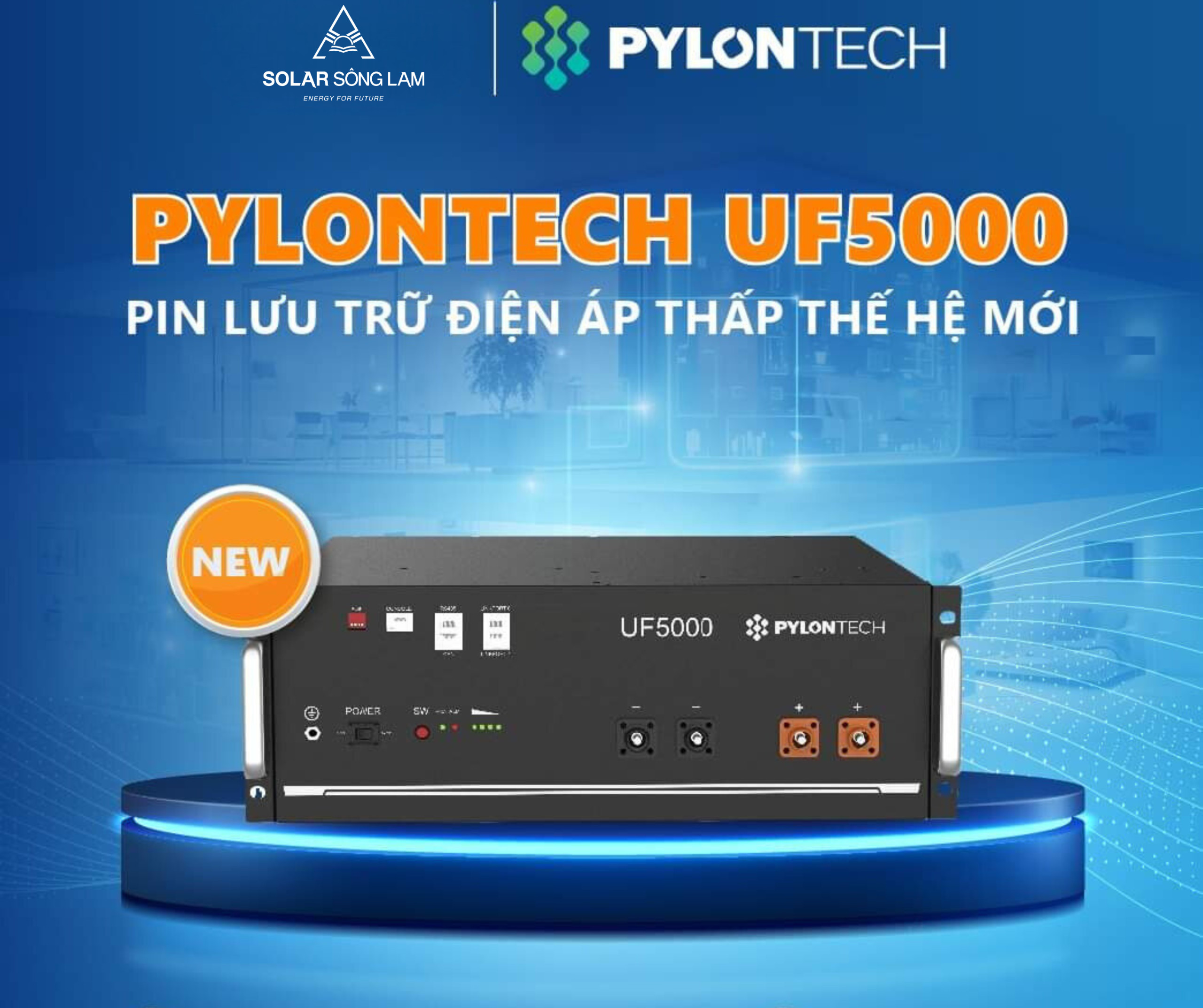 PYLONTECH UF5000 – PIN LƯU TRỮ ĐIỆN ÁP THẤP THẾ HỆ MỚI