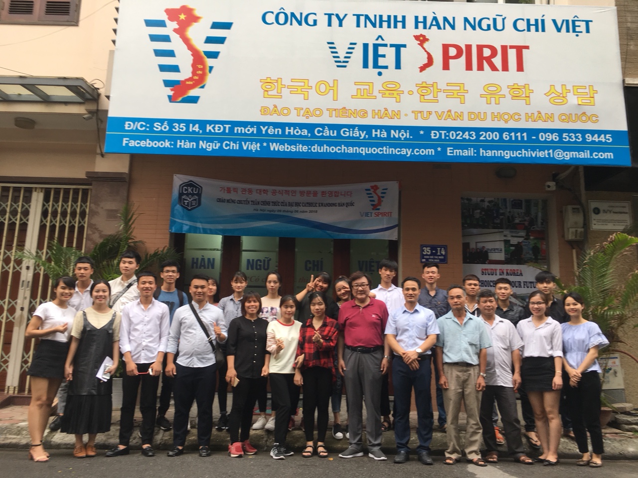 CHUYẾN THĂM CHÍNH THỨC CỦA ĐẠI HỌC CATHOLIC KWANDONG TẠI HÀN NGỮ CHÍ VIỆT