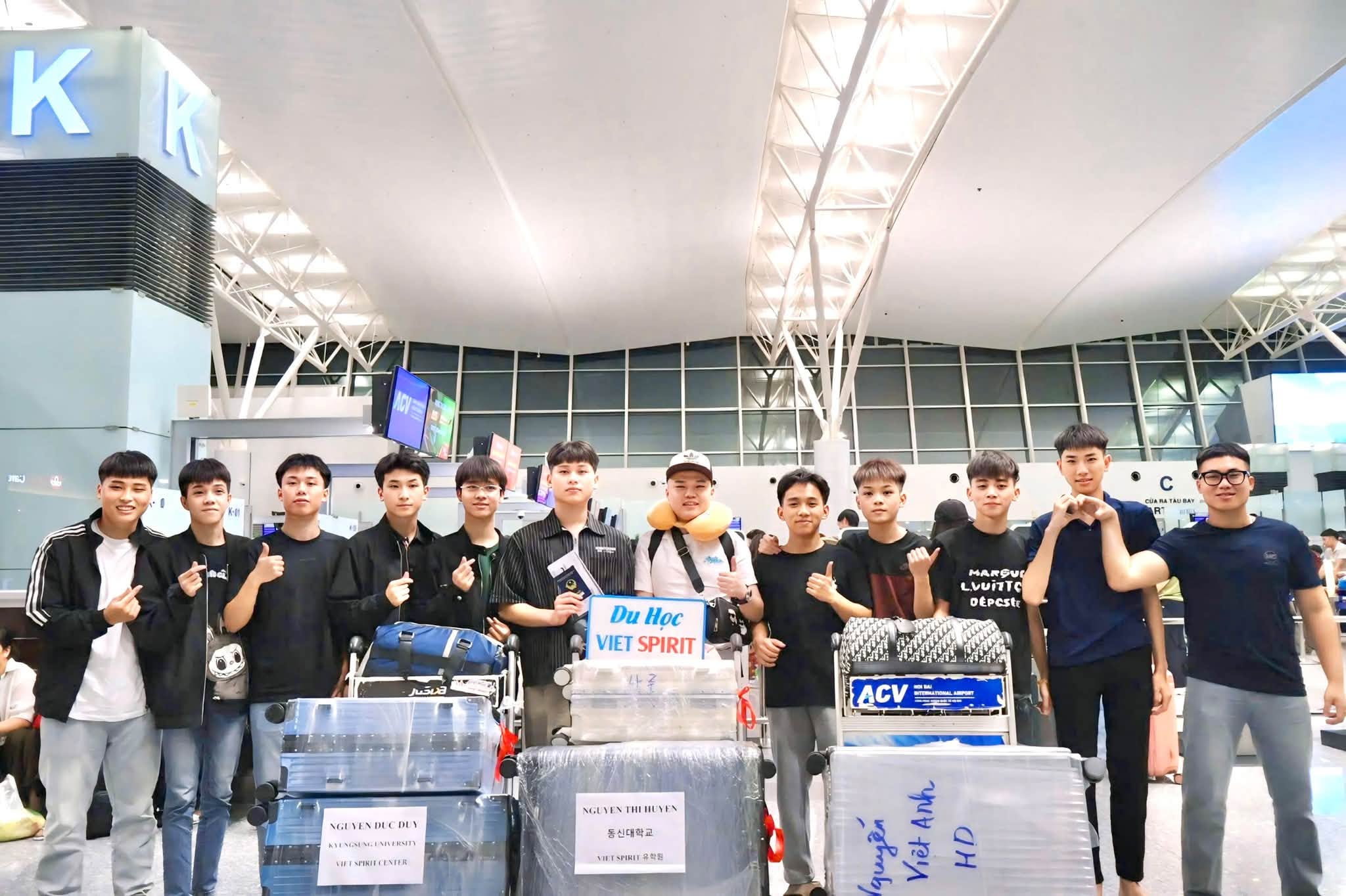 HỌC VIÊN VIET SPIRIT CHÍNH THỨC LÊN ĐƯỜNG DU HỌC HÀN QUỐC