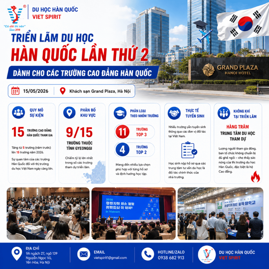 Triển lãm Du học Hàn Quốc lần thứ 2 dành cho các trường Cao đẳng Hàn Quốc