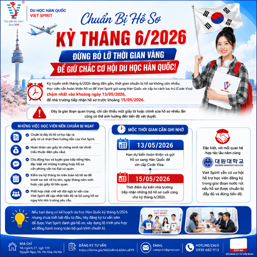 Kỳ Tháng 6/2026 Đang Vào Giai Đoạn Nước Rút – Cần Chuẩn Bị Gì Để Kịp Hồ Sơ?