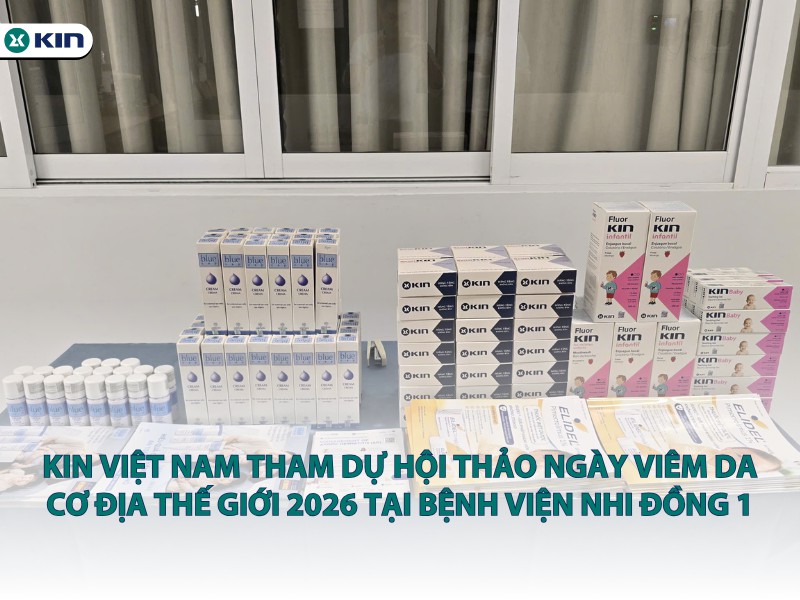 KIN Việt Nam tham dự hội thảo ngày viêm da cơ địa thế giới 2026 tại Bệnh viện Nhi Đồng 1