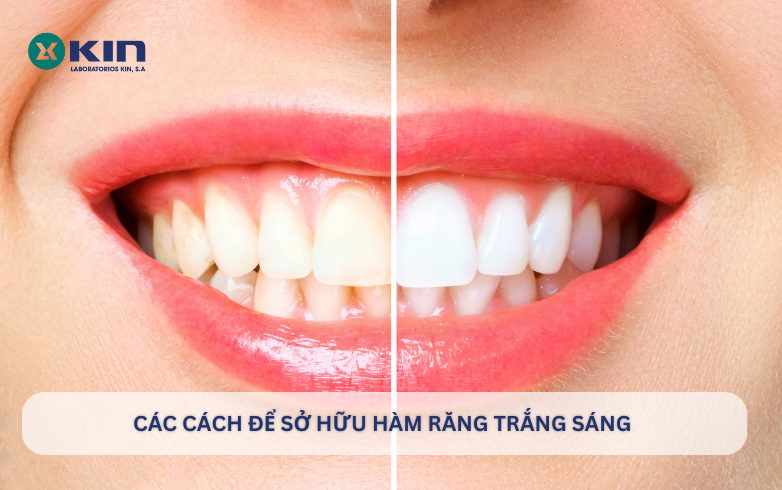 CÁC CÁCH ĐỂ SỞ HỮU HÀM RĂNG TRẮNG SÁNG