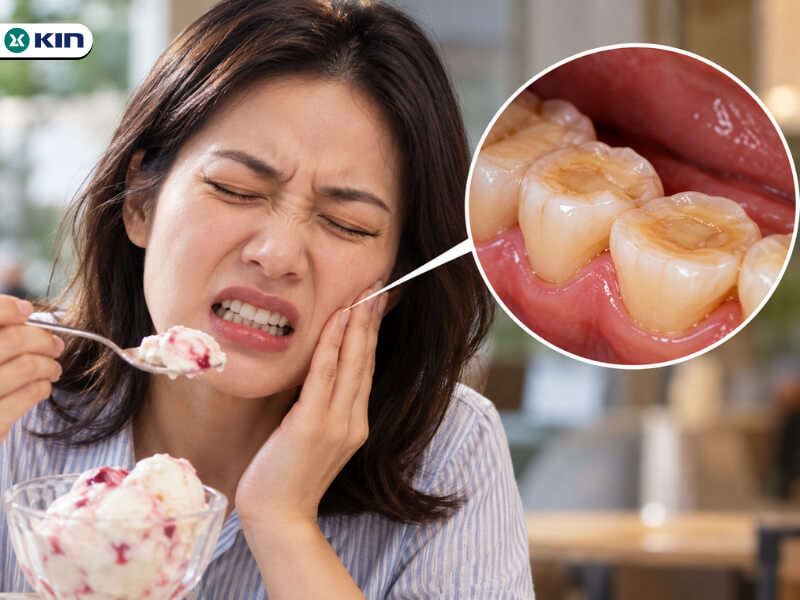 Răng mòn bị ê khi nhai hoặc ăn đồ lạnh