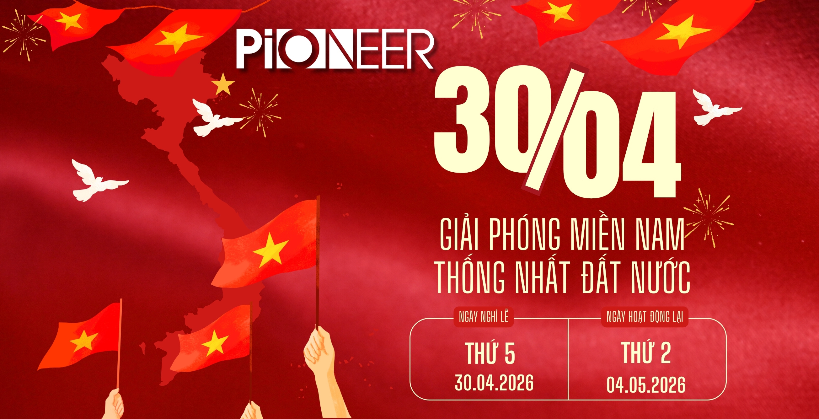 Thông Báo Lịch Nghỉ Lễ 30/04 - 01/05 Năm 2026