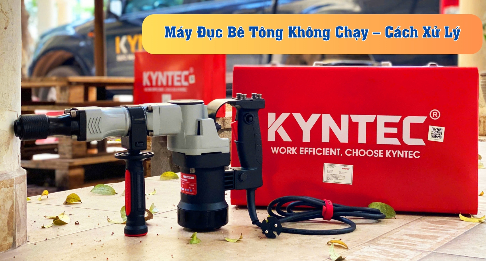 Máy Đục Bê Tông Không Chạy – Cách Xử Lý
