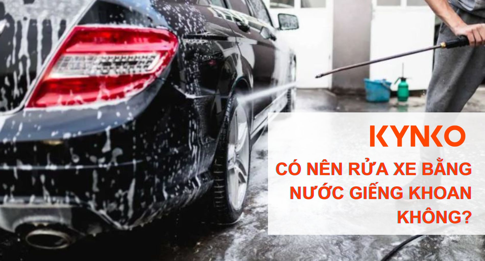 Có Nên Rửa Xe Bằng Nước Giếng Khoan Không?