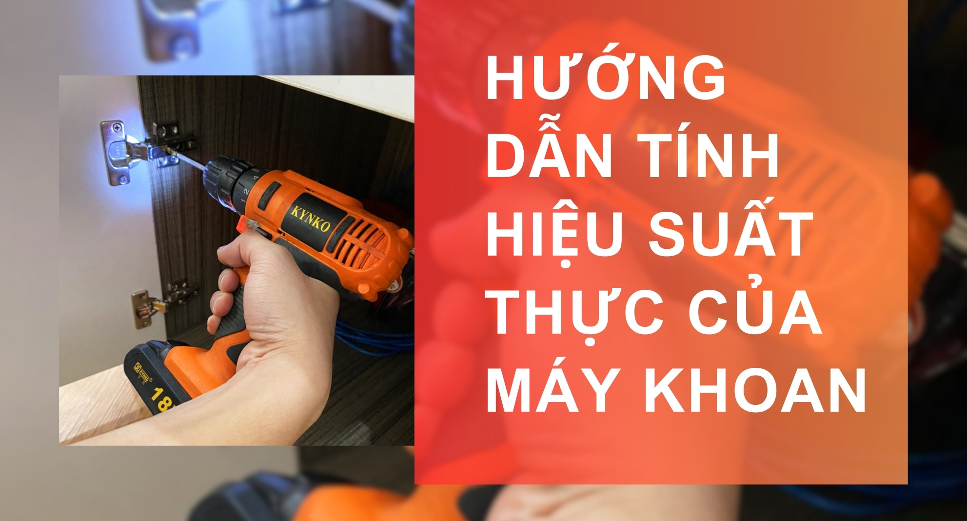 Hướng Dẫn Tính Hiệu Suất Thực Của Máy Khoan