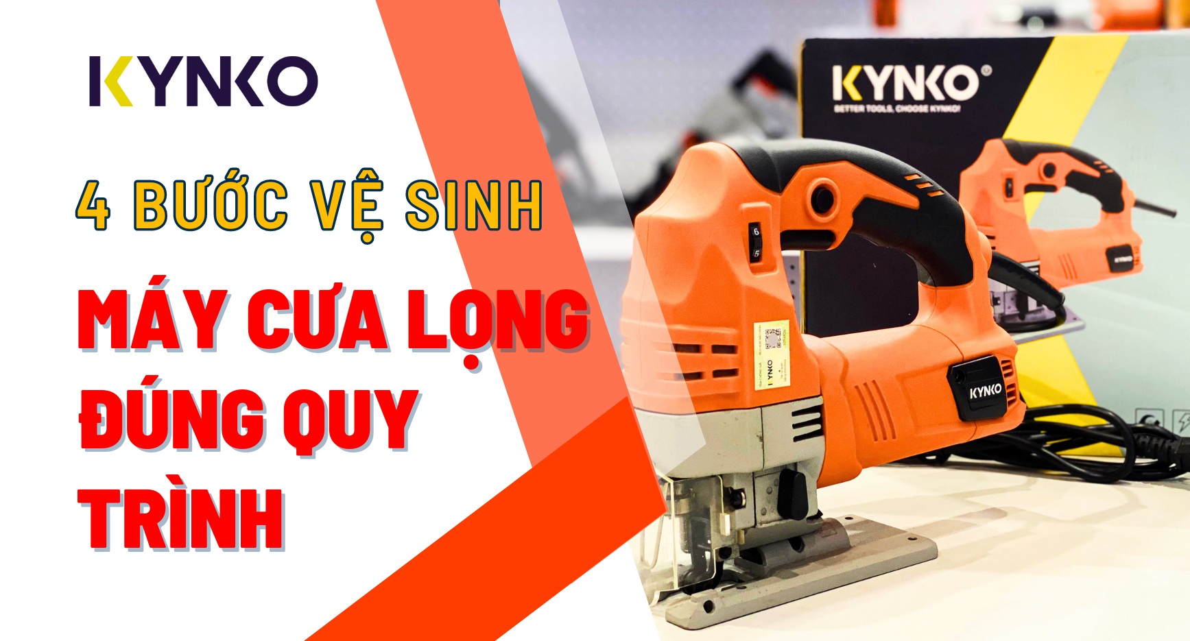4 Bước Vệ Sinh Máy Cưa Lọng Đúng Quy Trình