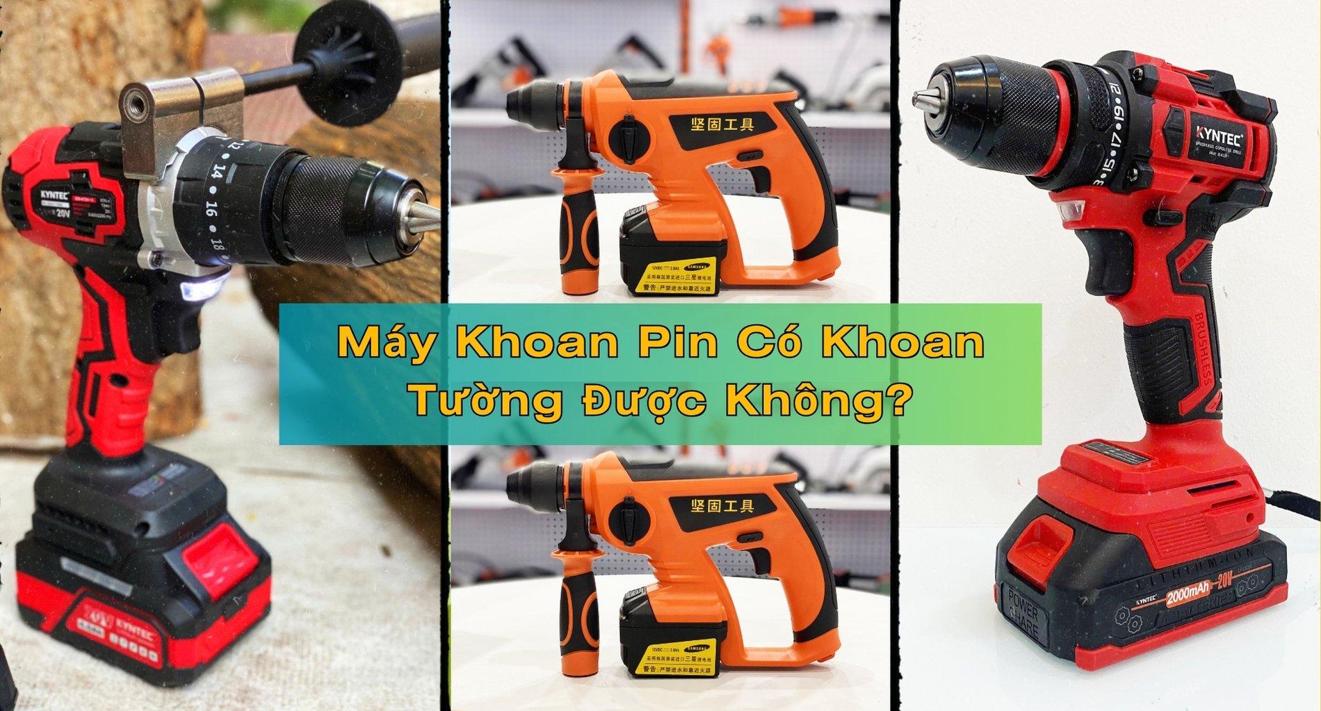 Máy Khoan Pin Có Khoan Tường Được Không?