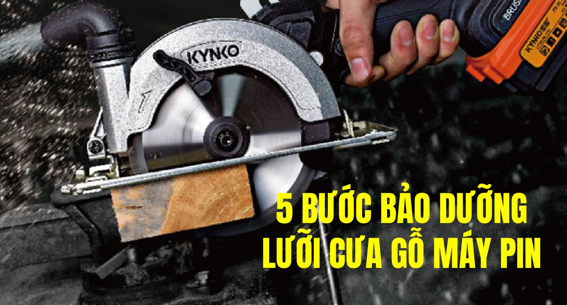 5 Bước Bảo Dưỡng Lưỡi Cưa Gỗ Máy Pin Giúp Tăng Tuổi Thọ Gấp Đôi