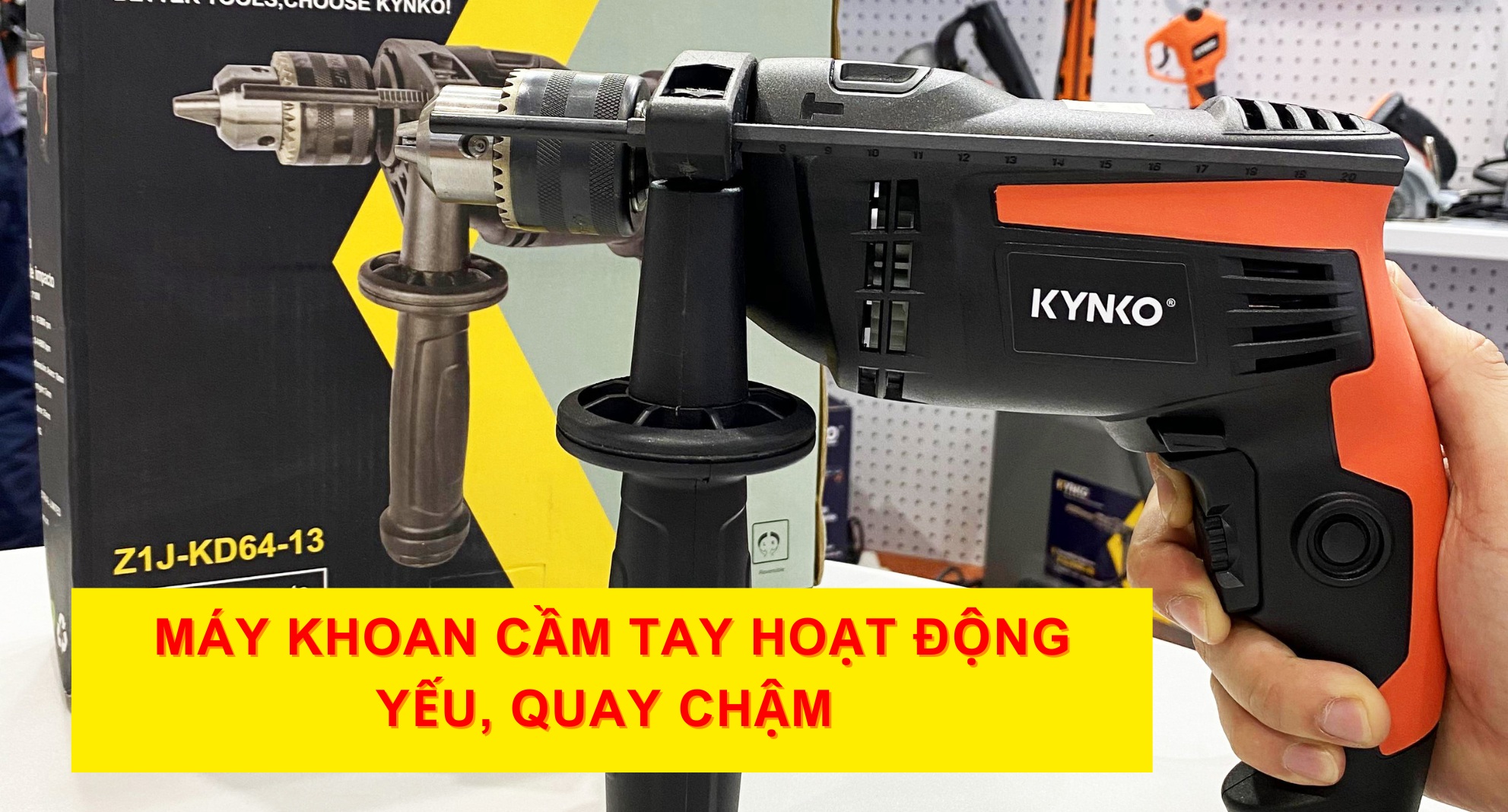 Máy Khoan Cầm Tay Hoạt Động Yếu, Quay Chậm – Nguyên Nhân Và Giải Pháp