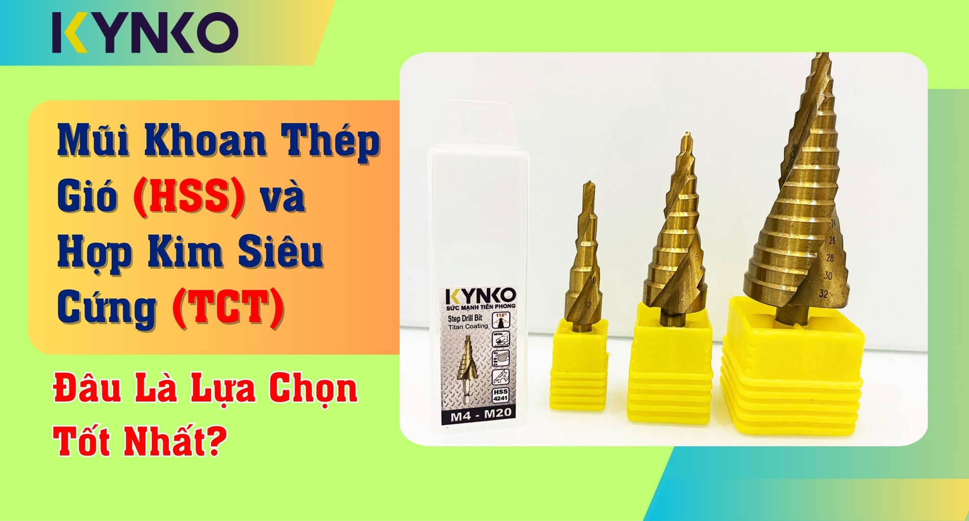 Mũi Khoan Thép Gió (HSS) và Hợp Kim Siêu Cứng (TCT): Đâu Là Lựa Chọn Tốt Nhất?
