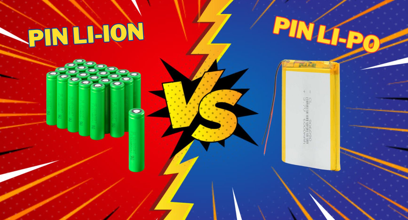 Pin Li-ion hay Li-po tốt hơn? Chuyên gia khuyên gì khi chọn pin?