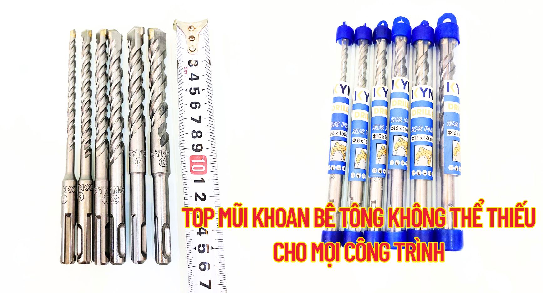 TOP Mũi Khoan Bê Tông Không Thể Thiếu Cho Mọi Công Trình