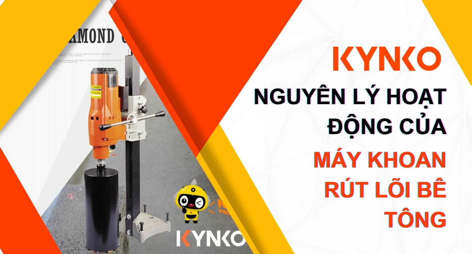 Nguyên Lý Hoạt Động Của Máy Khoan Rút Lõi Bê Tông