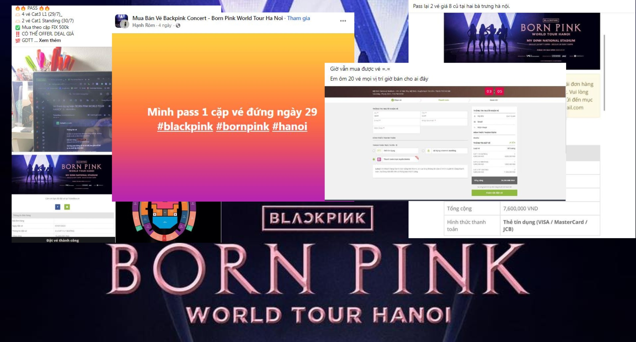 NGƯỜI NGƯỜI THANH LÝ VÉ BLACKPINK KHÔNG AI MUA? “DRAMA” LIÊN TIẾP?