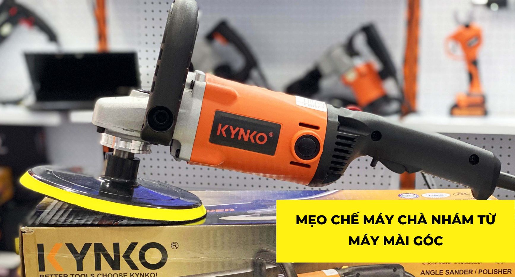 Mẹo Chế Máy Chà Nhám Từ Máy Mài Góc