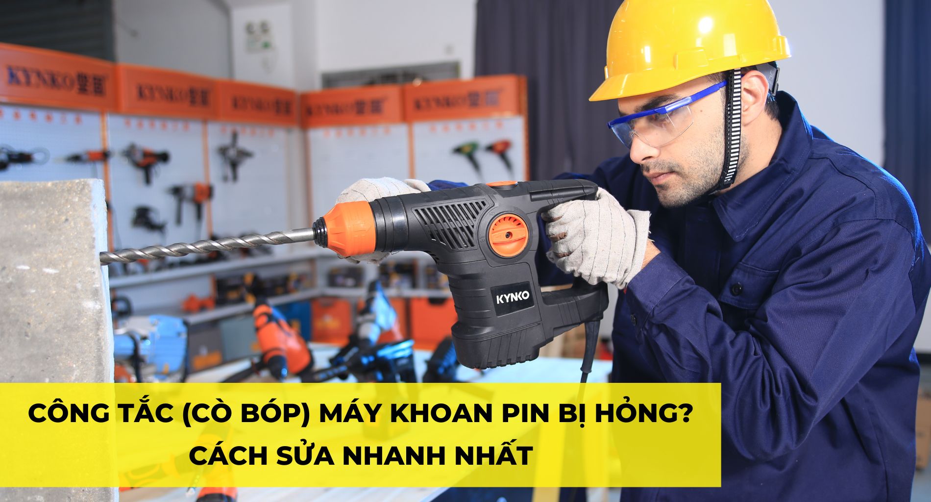 CÔNG TẮC (CÒ BÓP) MÁY KHOAN PIN BỊ HỎNG? CÁCH SỬA NHANH NHẤT