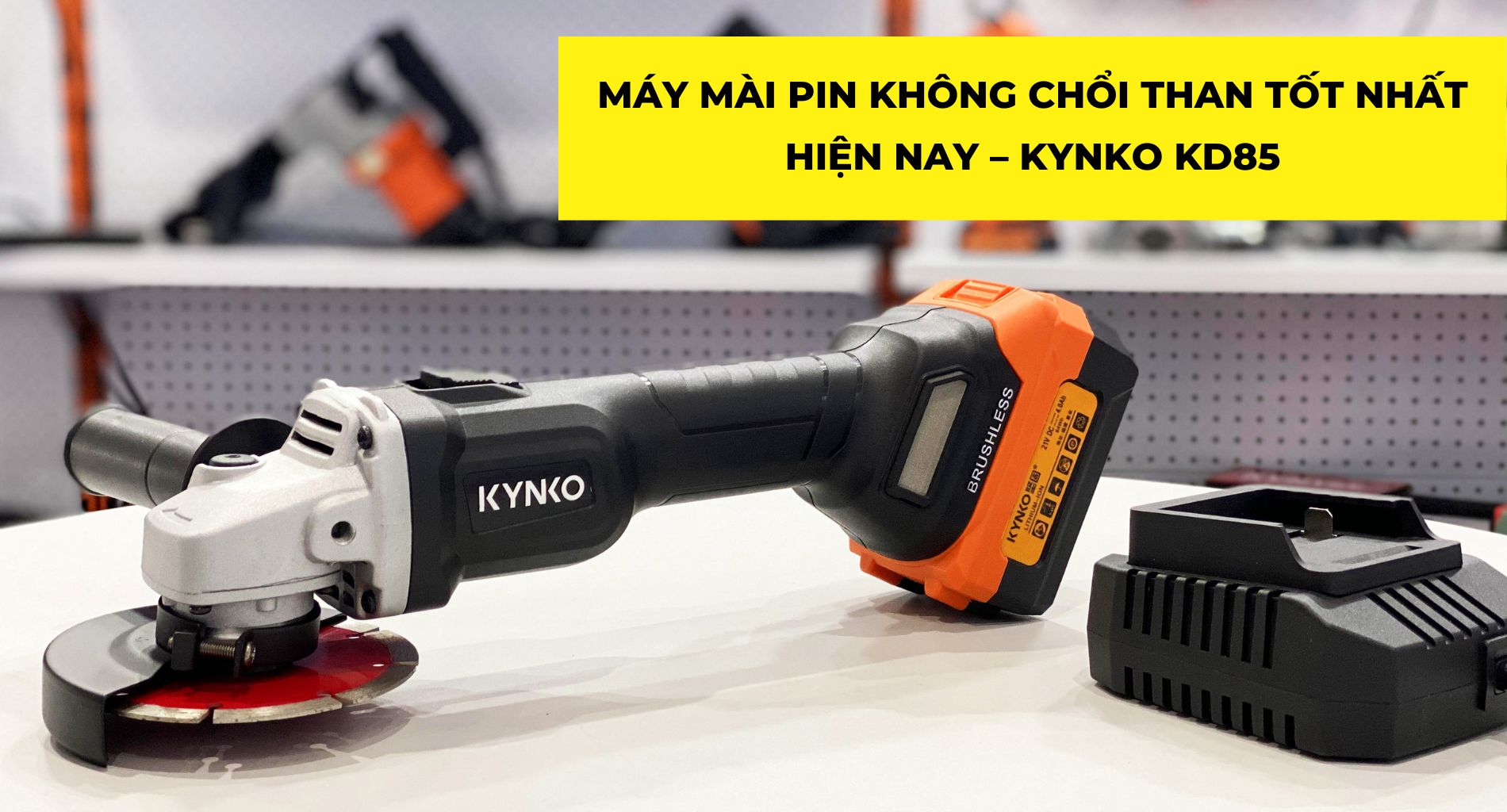 MÁY MÀI PIN KHÔNG CHỔI THAN TỐT NHẤT HIỆN NAY – KYNKO KD85