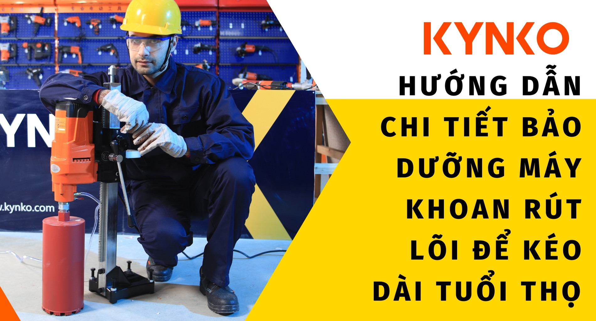 Hướng Dẫn Chi Tiết Bảo Dưỡng Để Kéo Dài Độ Bền & Tuổi Thọ Máy Khoan Rút Lõi Đúng Cách