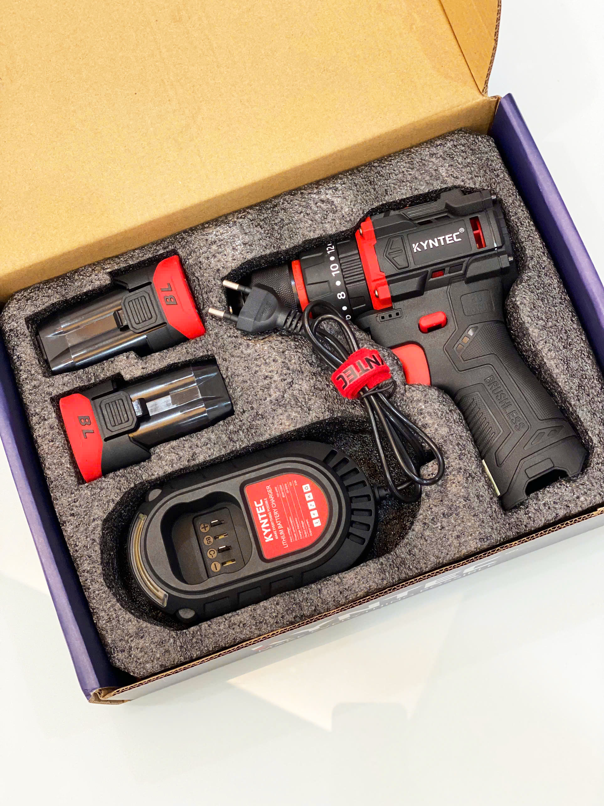 BỘ KHOAN PIN KYNTEC KT60 - 10