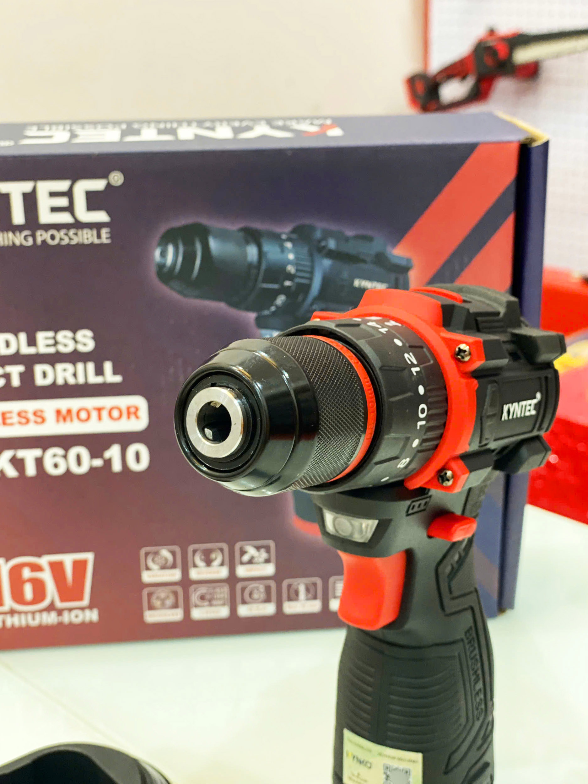 BỘ KHOAN PIN KYNTEC KT60 - 10