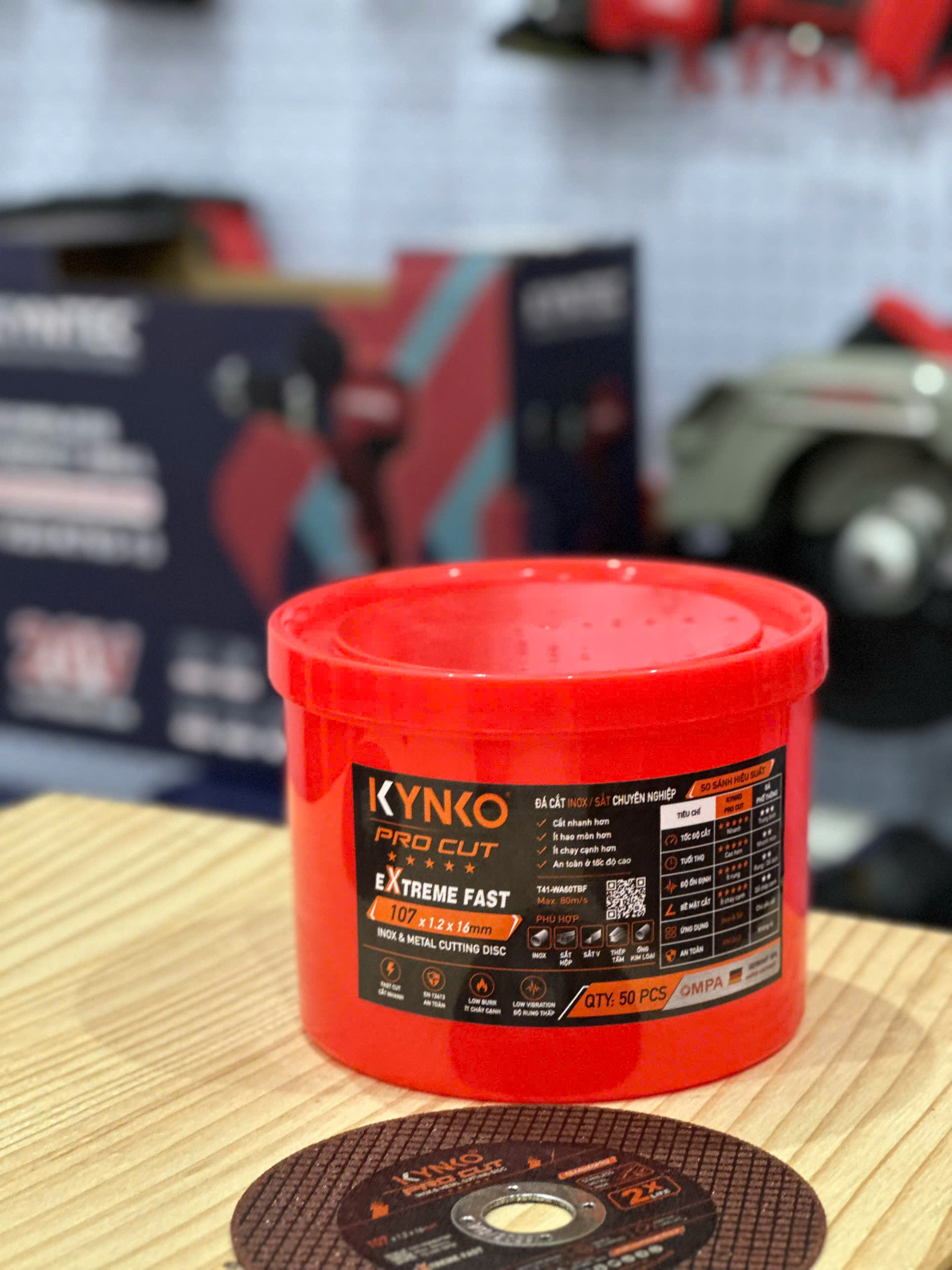 ĐÁ CẮT 107 CAO CẤP CHÍNH HÃNG KYNKO CSA04005PRO SIÊU BỀN