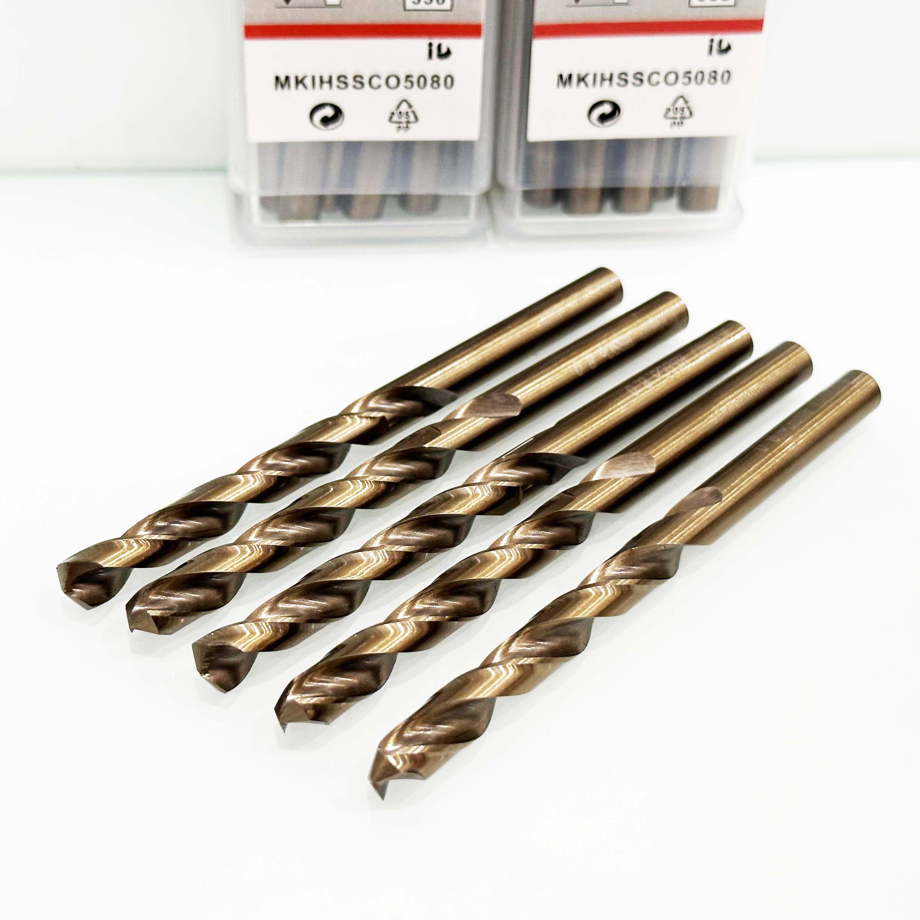Mũi khoan Inox HSS-CO5 Kynko 5% Cobalt Ø 8mm MKI-HSS-CO5-080 Coban (VỈ 10 CHIẾC)