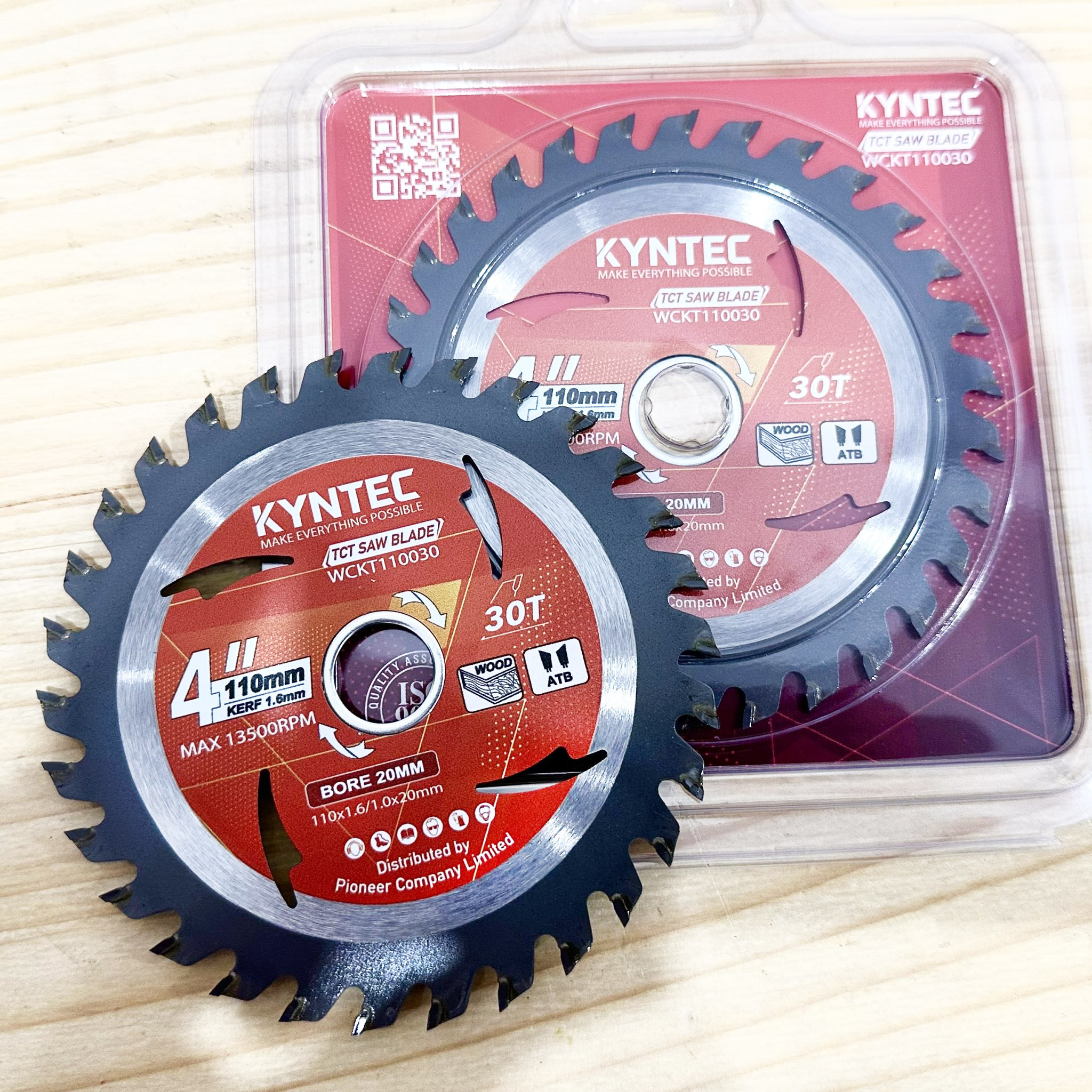 Lưỡi Cưa Gỗ TCT 100MM 30 RĂNG KYNTEC WCKT110030
