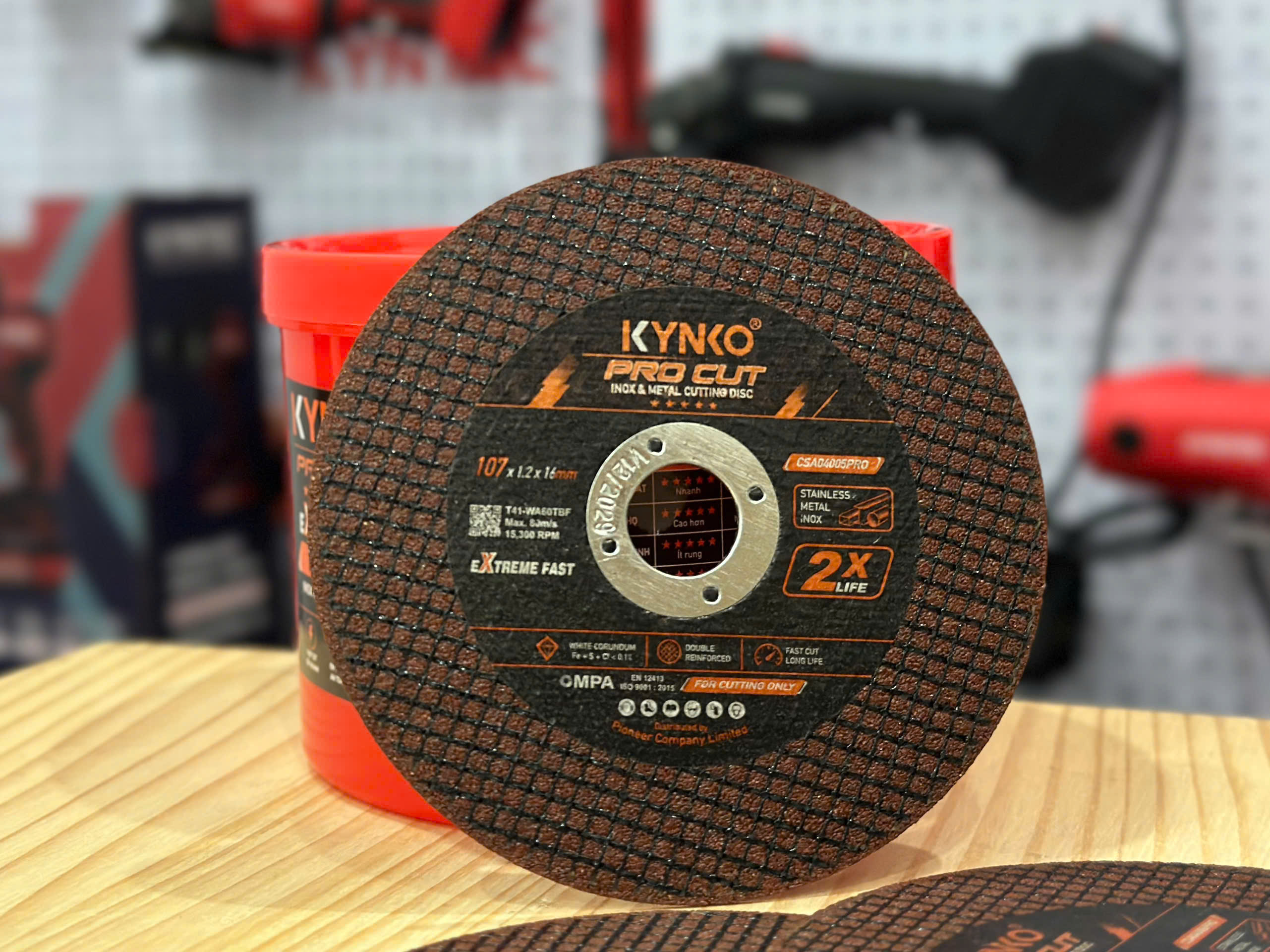 ĐÁ CẮT 107 CAO CẤP CHÍNH HÃNG KYNKO CSA04005PRO SIÊU BỀN