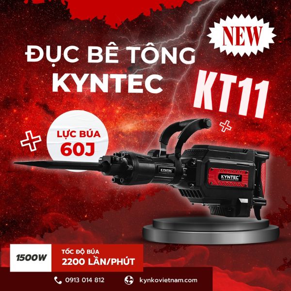 MÁY ĐỤC BÊ TÔNG KYNTEC - KT11 - 65A