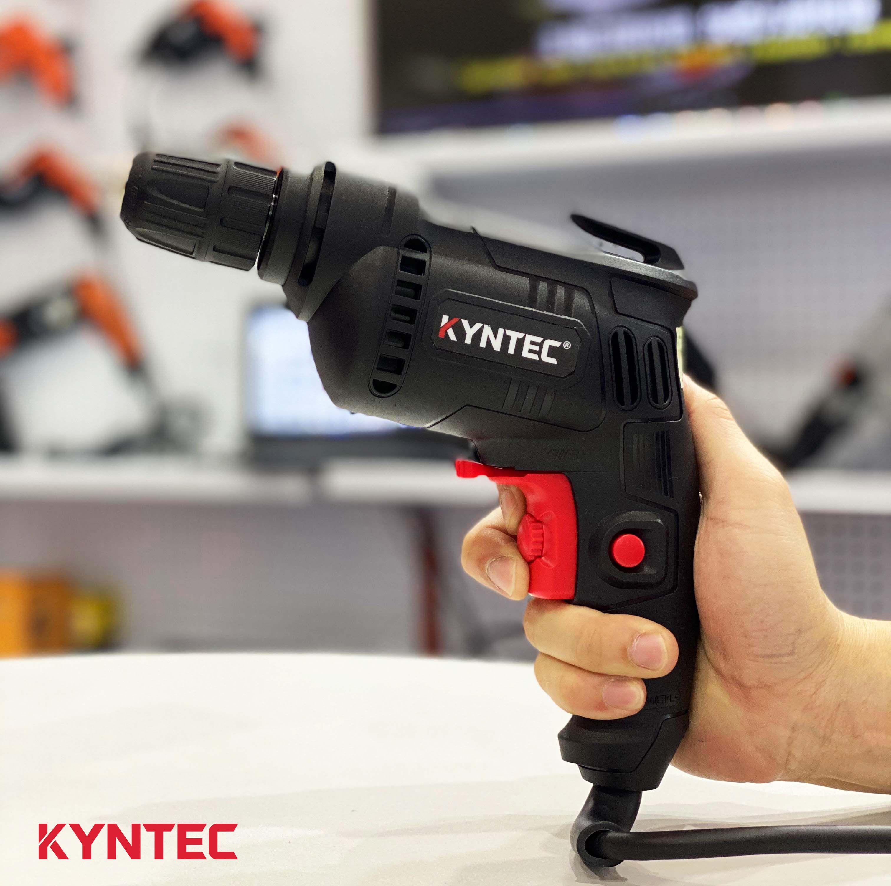 MÁY KHOAN CẦM TAY KYNTEC KT14 - ĐẦU MANG RANH NHỰA