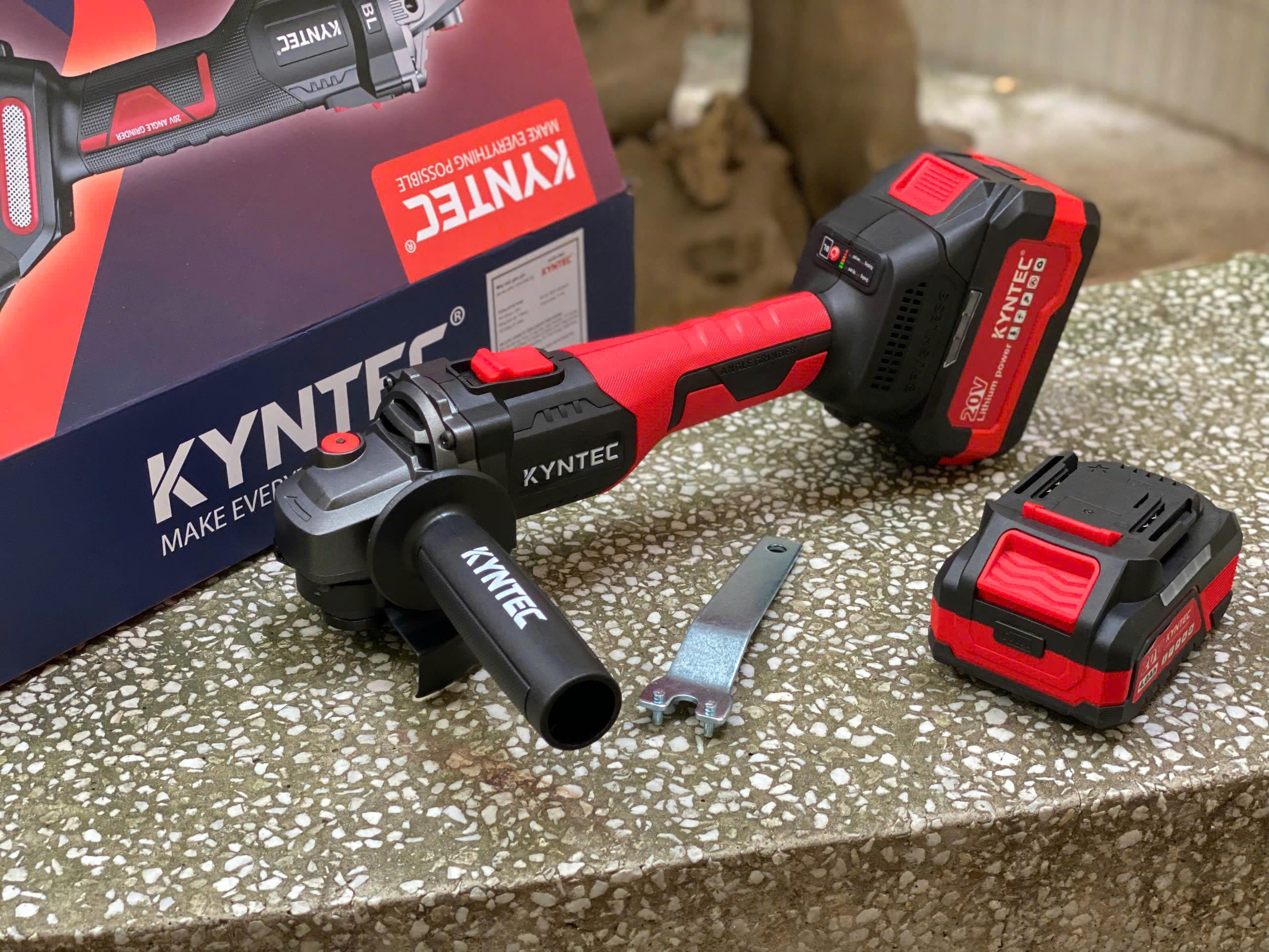 THÂN MÁY MÀI PIN 20V CẦM TAY KYNTEC KT56 - 100 (KHÔNG GỒM PIN)