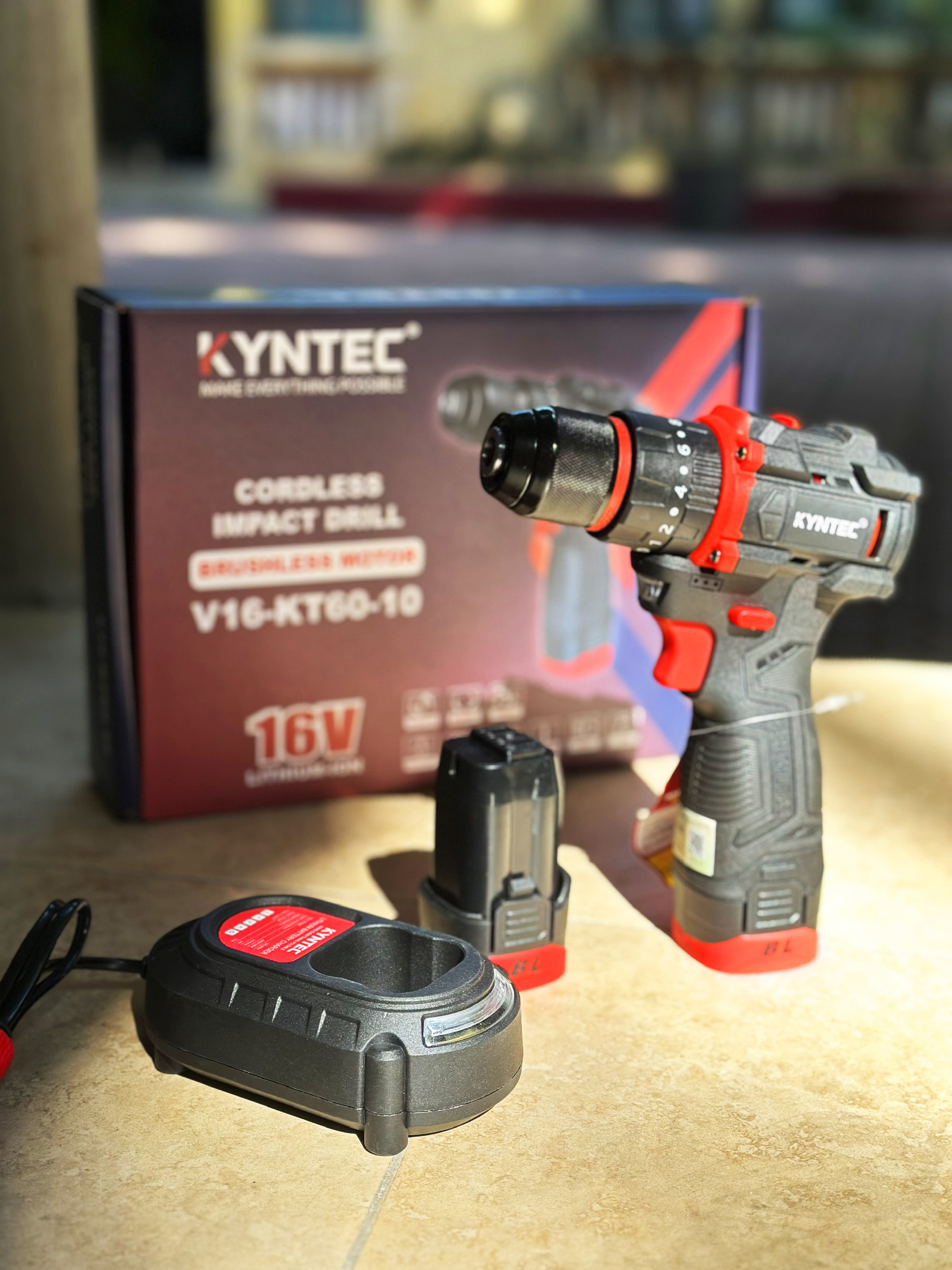 BỘ KHOAN PIN KYNTEC KT60 - 10