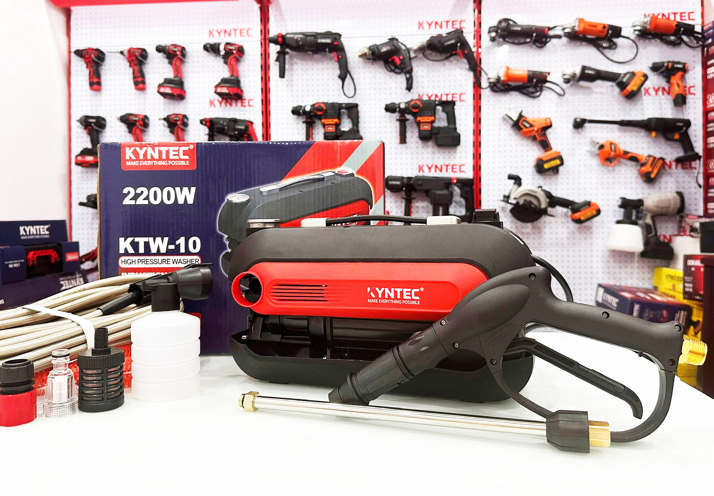 MÁY RỬA XE CHUYÊN DỤNG KYNTEC KTW - 10