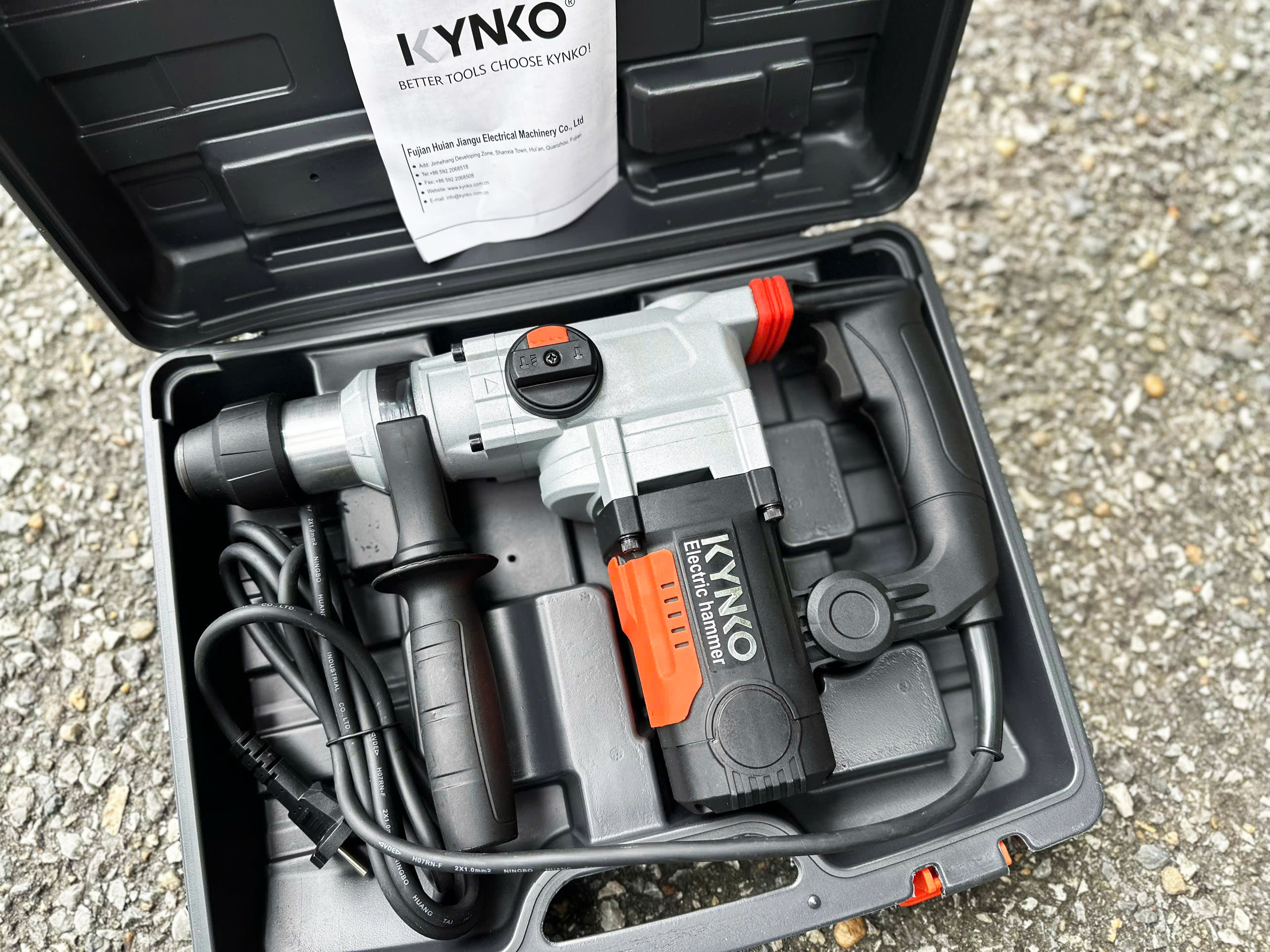 MÁY KHOAN BÚA CẦM TAY KYNKO KD79 NEW - Z1C-KD79-28-25