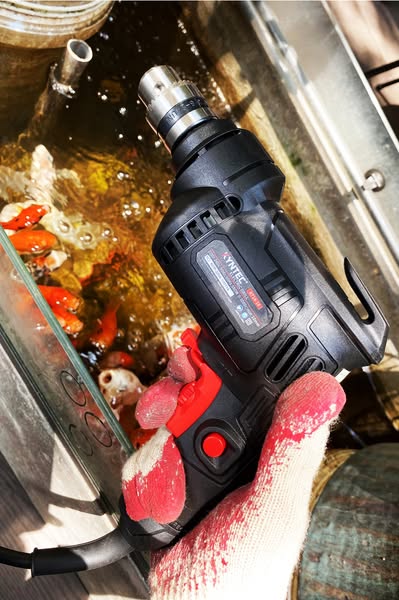 MÁY KHOAN CẦM TAY KYNTEC KT14 - ĐẦU MANG RANH SẮT