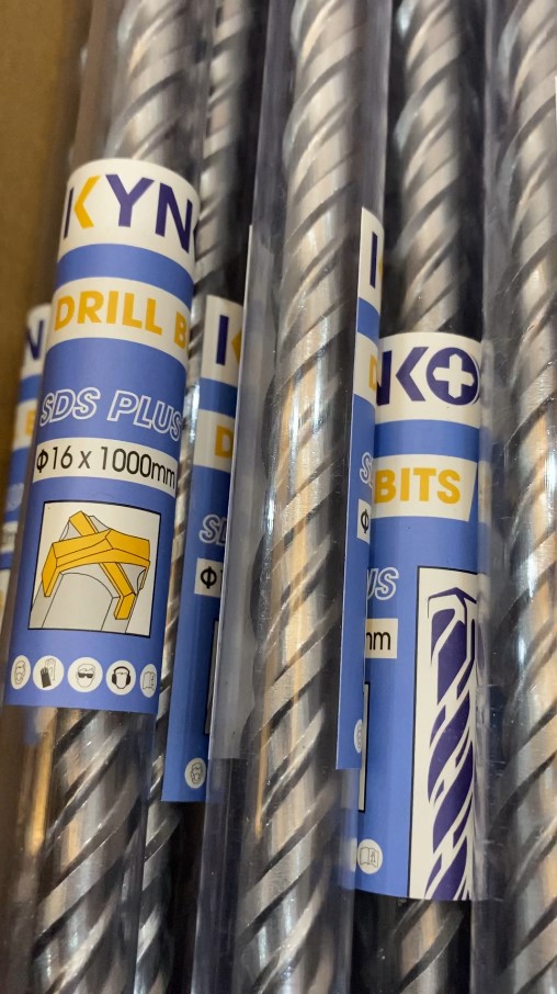 PHI Ø 16 DÀI 100CM 1M MŨI KHOAN BÊ TÔNG SDS XUYÊN TƯỜNG ĐẦU THẬP KYNKO MKBTXT-161000