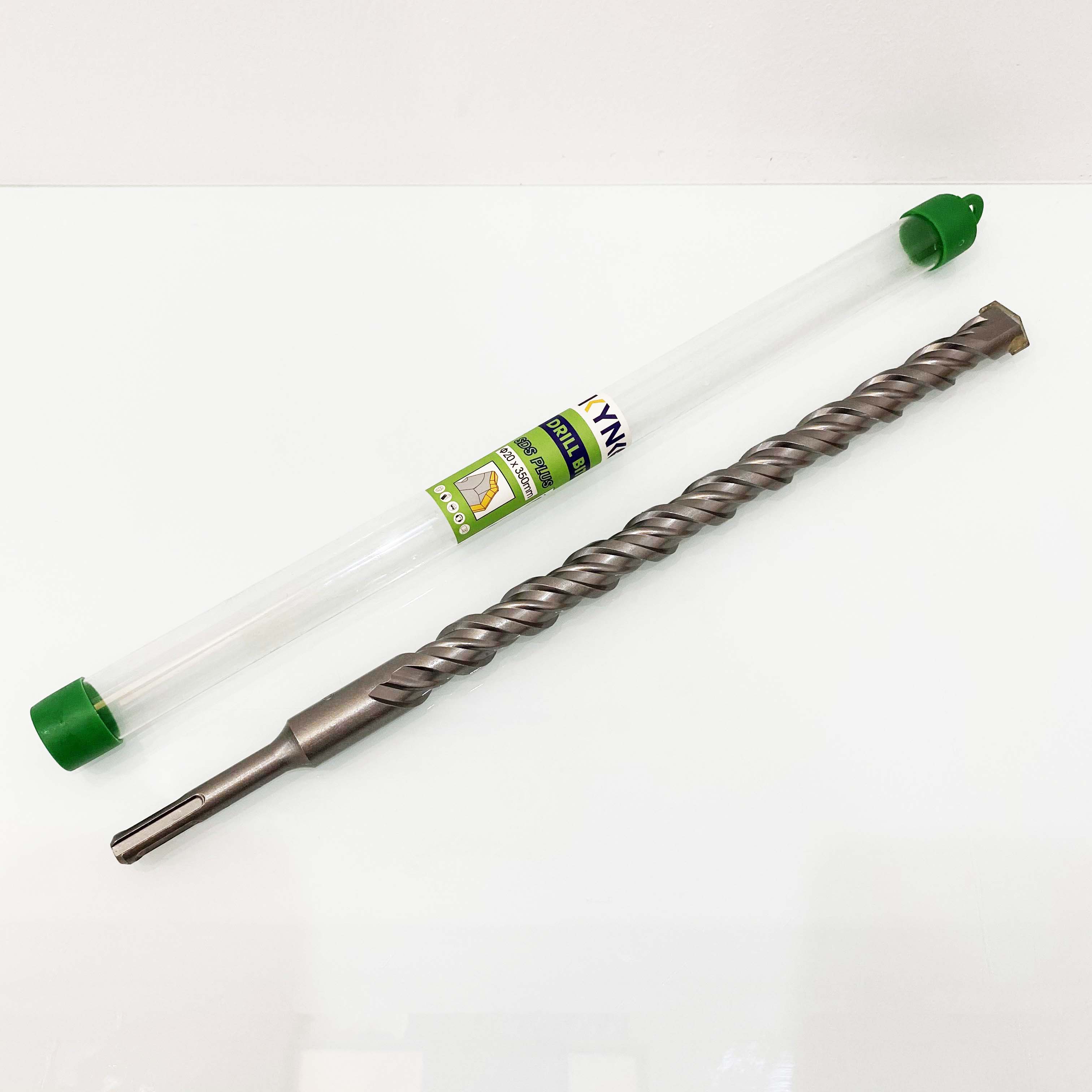 PHI Ø20 DÀI 350MM MŨI KHOAN BÊ TÔNG SDS XUYÊN TƯỜNG ĐẦU DẸT KYNKO MKBTXT-20350