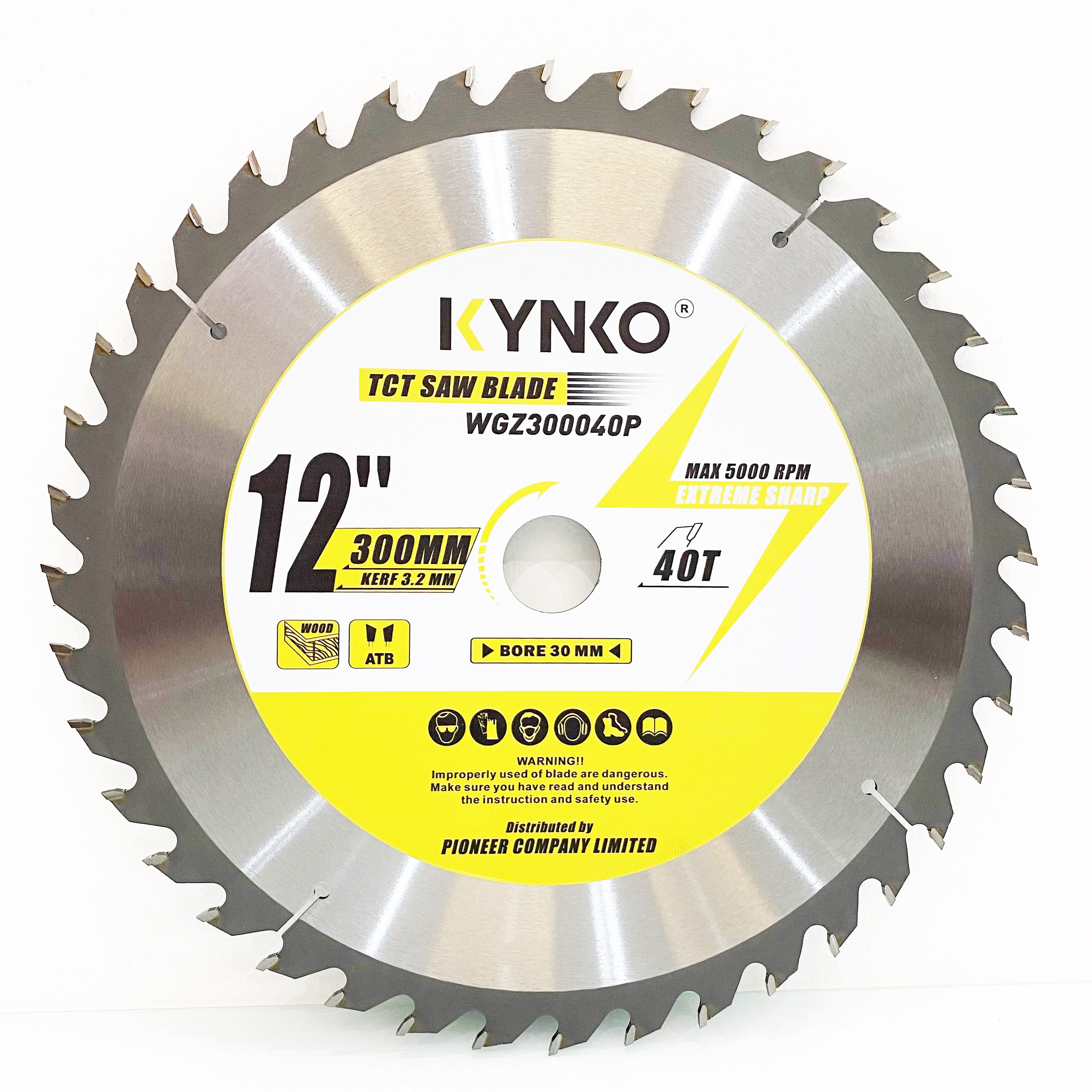 LƯỠI CƯA GỖ TCT 40 RĂNG Ø 300mm KYNKO WGZ300040P