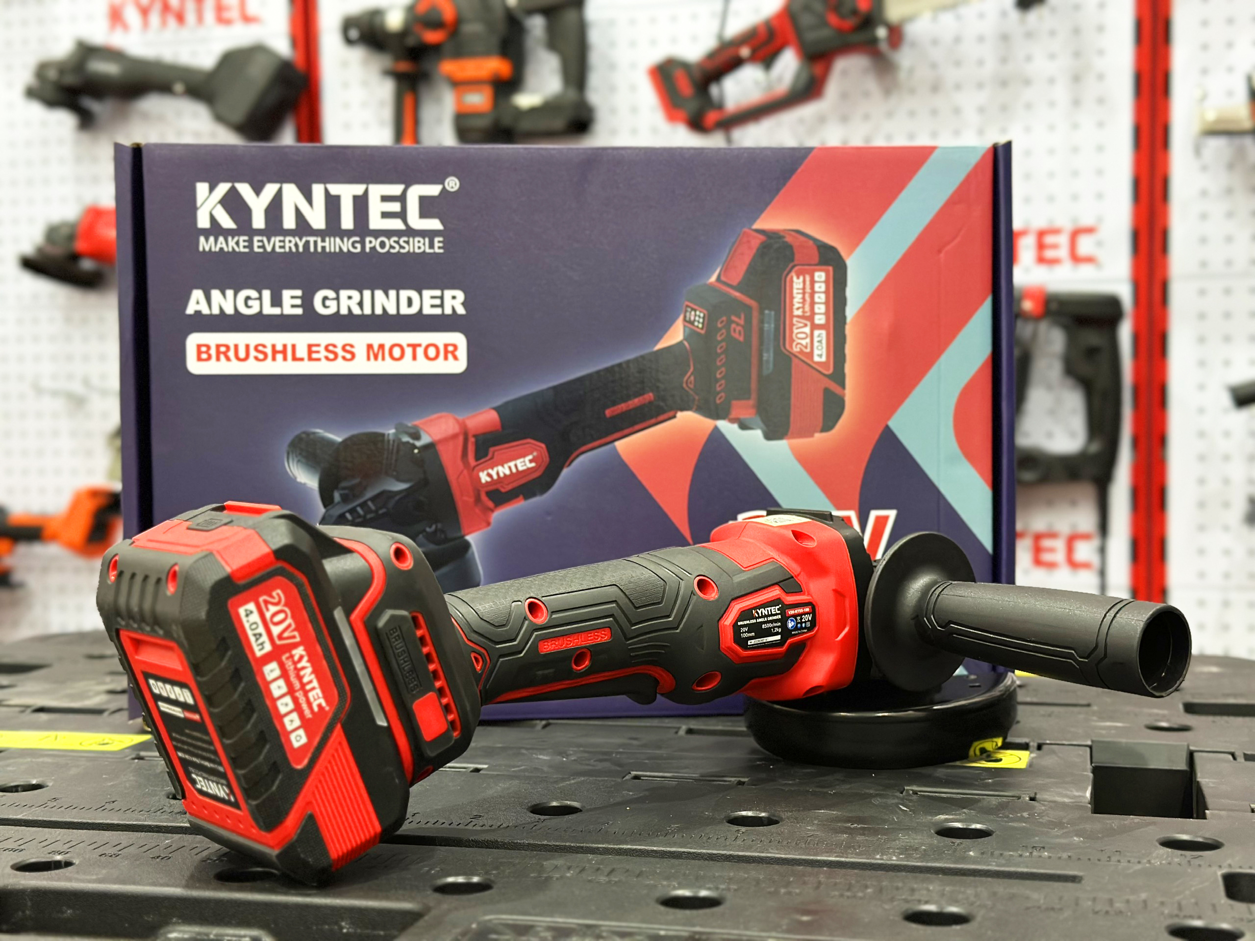 THÂN MÁY MÀI PIN 100 KYNTEC KT55 CHO THỢ CƠ KHÍ CÔNG TRÌNH