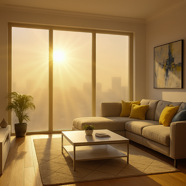 Phong Thủy Rèm Cửa: Giải Mã Năng Lượng Cho Căn Hộ Hiện Đại – Case Study Căn Hộ 80m² Cho Gia Chủ Mệnh Mộc (1988)