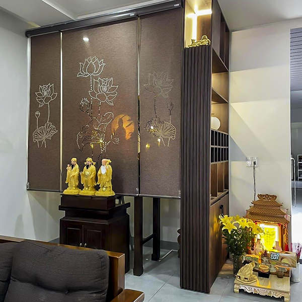 Có nên lắp rèm cho không gian thờ - Các loại rèm phù hợp để bạn chọn lựa