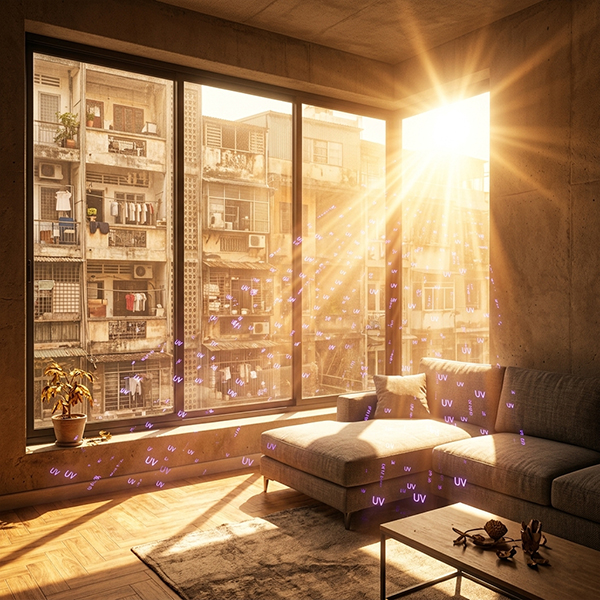 Bản chất phòng nóng do nắng và cách chọn rèm phù hợp