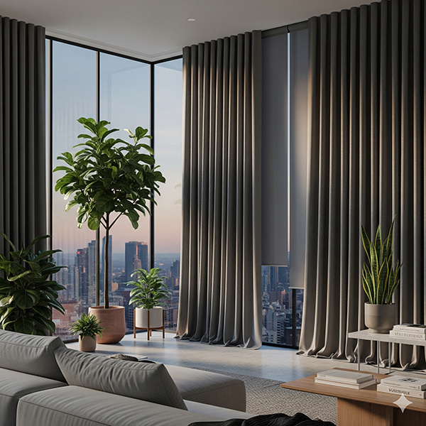 Rèm cửa polyester an toàn cho sức khỏe đạt chứng nhận Oeko-Tex