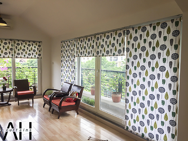 Rèm cuốn vải rèm cửa AH