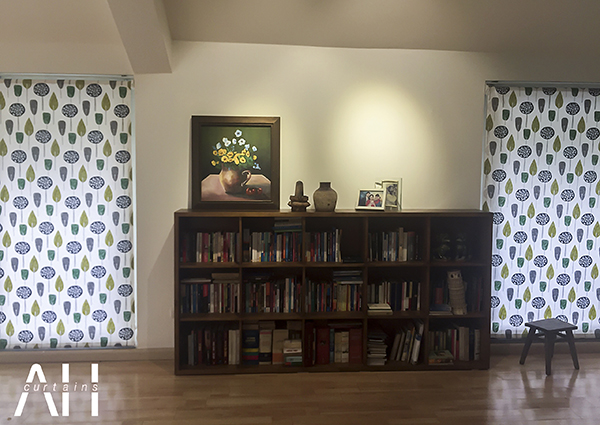 Rèm cuốn vải rèm cửa AH