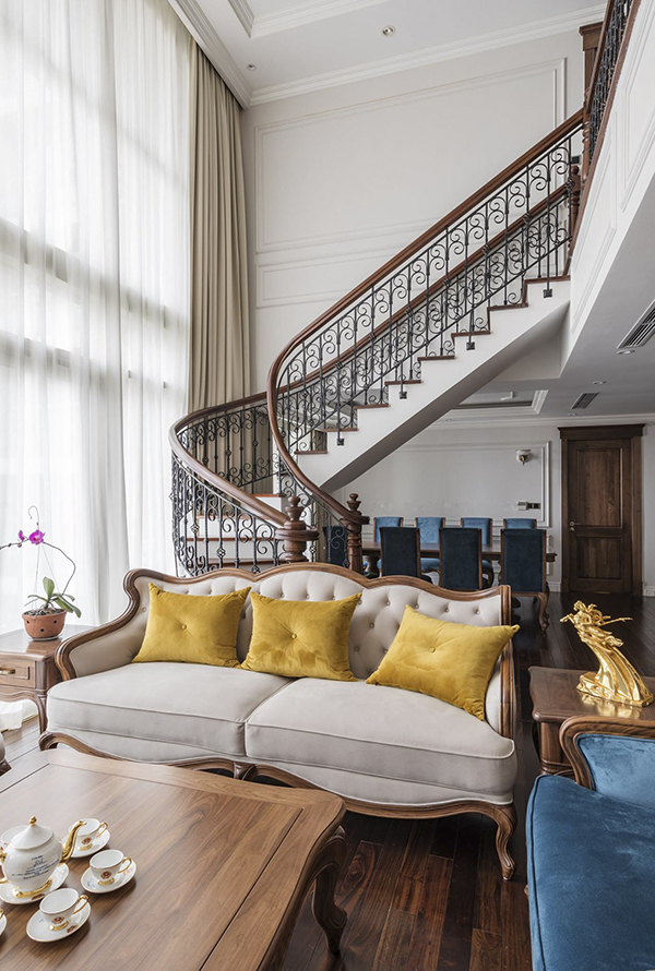 rèm cửa căn hộ penthouse rèm cửa AH