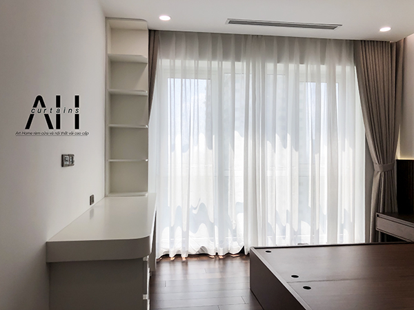 Rèm vải 2 lớp KDT Ciputra- Rèm vải AH